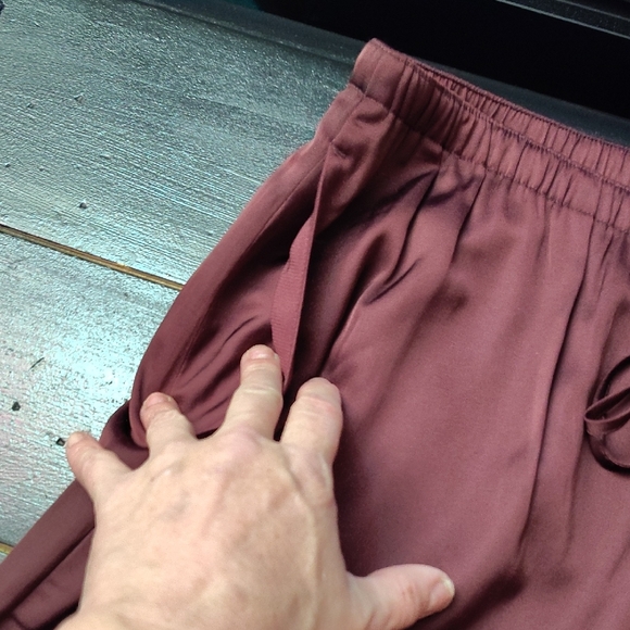 Abercrombie & Fitch Burgundy Pajama Pants - Picture 6 of 13